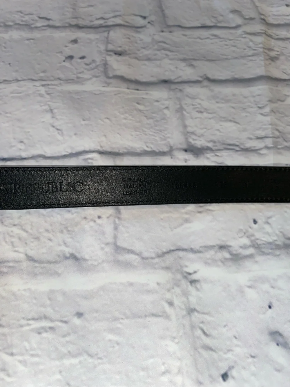 Banana Republic Classic Black Leather Belt - Black Size M